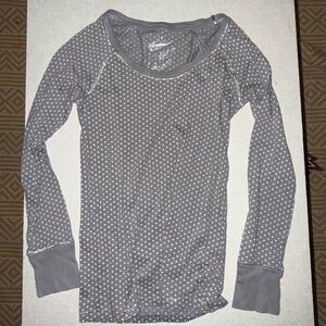 Vtg aeropostale polka dot long sleeve